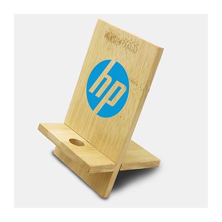 Groove Bamboo Phone Stand