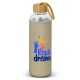 Drink Bottles - Glass - Eden Glass Bottle - Natural Sleeve - 600ml