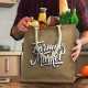 Jute Shopping & Tote Bags - Lanza Starch Jute Tote Bag