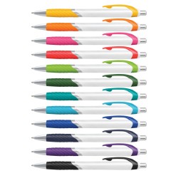 Plastic Promotional Pens - Jet Pen - White Barrel