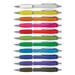 Plastic Promotional Pens - Vistro Translucent Plastic Pen