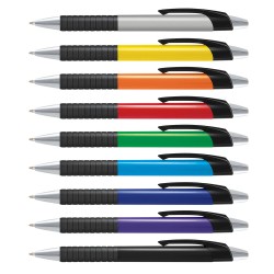 Plastic Promotional Pens - Cleo Coloured Barrel Plastic Pen