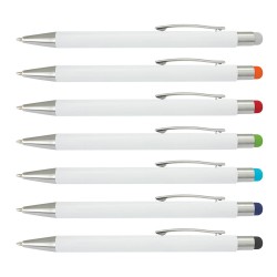 Lancer Stylus Pen - White Barrel