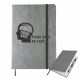 Promotional Journals & Noteboooks - Textured PU Notebook A5