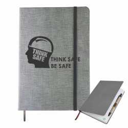 Promotional Journals & Noteboooks  - Textured PU Notebook A5
