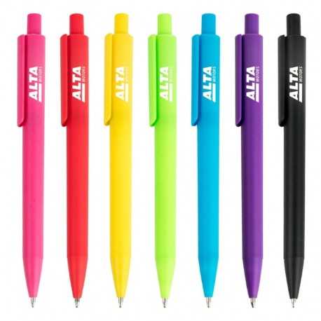 Plastic Promotional Pens - Tube Frost Plastic Pen