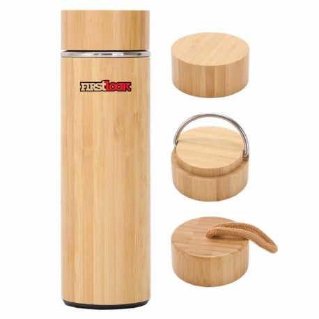 Drink Bottles - Metal - Burra Bamboo Drink Bottle 450ml