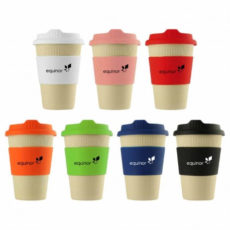 Reusable Coffee Cups - Plastic & Ceramic - Bamboo Ecco Kuppa 12oz