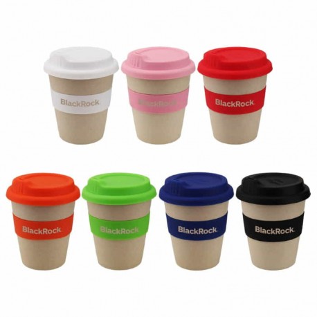 Bamboo Ecco 8oz Branded Promotional Reusable Coffee Cups - Plastic & | EK008