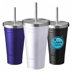 500 ml. eco bamboo tumbler with sliding closure lid