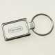 Metal Keyrings - Accent Rectangular Keychain