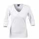 Ladies Promotional T Shirts - James Harvest Lynn Womens V-Neck 3/4 T-Shirt