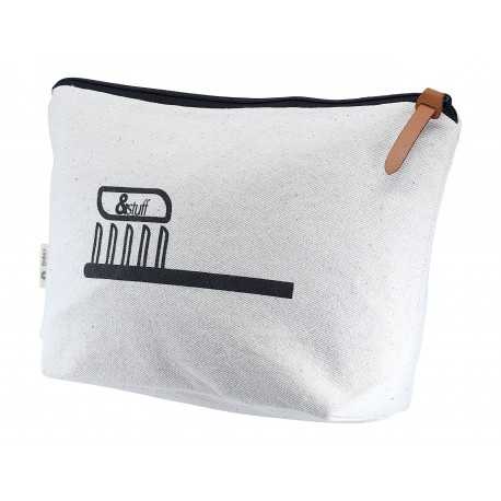 Toiletry Bags - Calico Toiletry/Makeup Bag 17x27x8.5cm