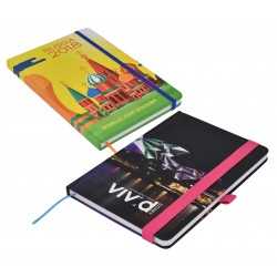Promotional Journals & Noteboooks  - Designa Full Colour Matt Notebook A5 Sea