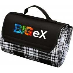Picnic Blankets - Jenolan Picnic Rug, Black/White