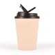 Reusable Coffee Cups - Plastic & Ceramic - Aroma Eco Cup / Handle Lid 350ml