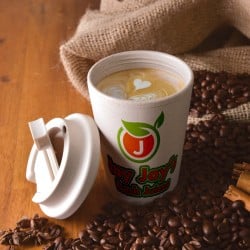 Reusable Coffee Cups - Plastic & Ceramic - Aroma Eco Cup / Eco Comfort Lid 350ml