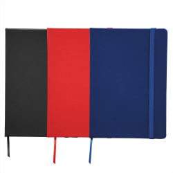 Promotional Journals & Noteboooks - 5 x 7 inch Snap Elastic Closure Notebook