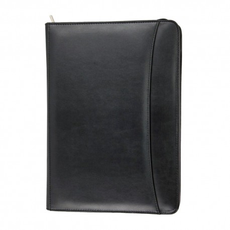 The Manhattan A4 Imitation Leather Zip Compendium