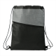 Drawstring Bags & Back Sacks - Cross Weave Zippered Drawstring Bag