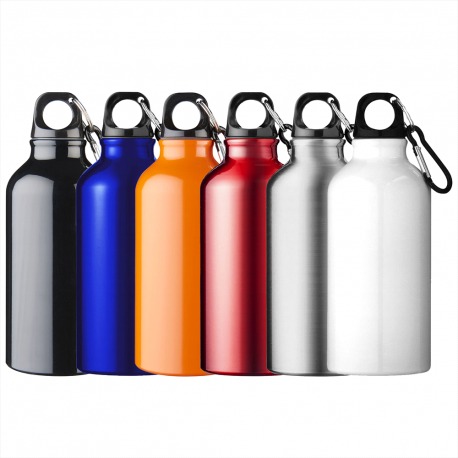 Drink Bottles - Metal - Oregon 400ml Sport Bottle With Carabiner