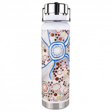 Drink Bottles - Metal - Thor Copper Vacuum Insulated Sipper Bottle with Digital Rotary Print - 740ml