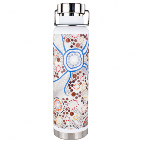 Drink Bottles - Metal - Thor Copper Vacuum Insulated Bottle with Digital Rotary Print - 650ml