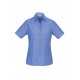 Ladies Wrinkle Free Chambray Short Sleeve Shirt