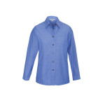 Ladies Wrinkle Free Chambray Long Sleeve Shirt