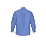 Mens Wrinkle Free Chambray Long Sleeve Shirt