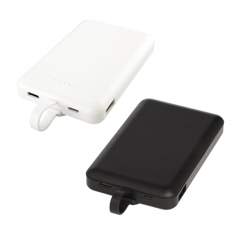Power Banks - Kano 5000 mAh Wireless power bank with 3-in-1 cable