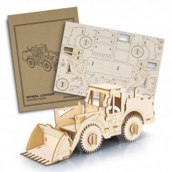 BRANDCRAFT Wheel Loader Wooden Model