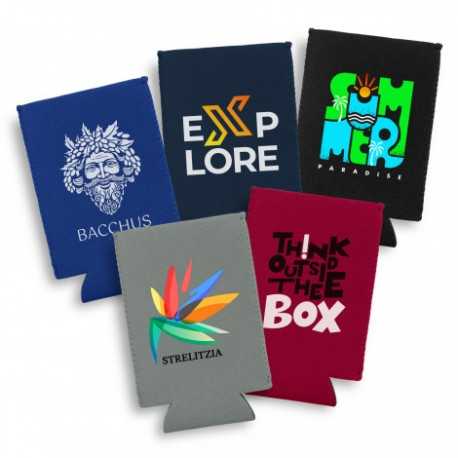 Printed Stubby Holders - Bergen Slim Can Cooler