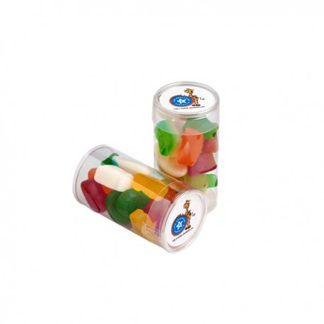 Promotional Lollies - Pet Tube Filled with Mixed Lollies 95G