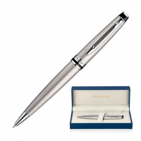 Executive Pens - Waterman Expert Ballpoint Pen - Brushed Stainless