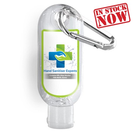 30ml - 75% Antibacterial Hand Sanitiser with Carabiner