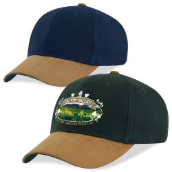 Sueded Peak Cap