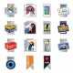 Business Desk Accessories - Metal Biz Clips